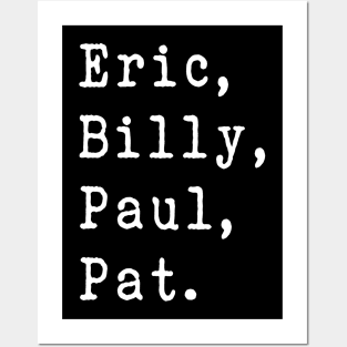 Eric, Billy, Paul, Pat - Bandmembers Mr Big Posters and Art